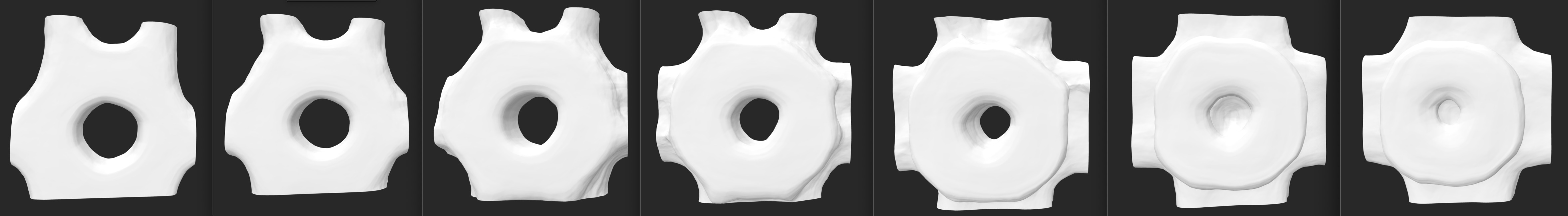 Variants of 3D objects that our trained AI system has proposed.
